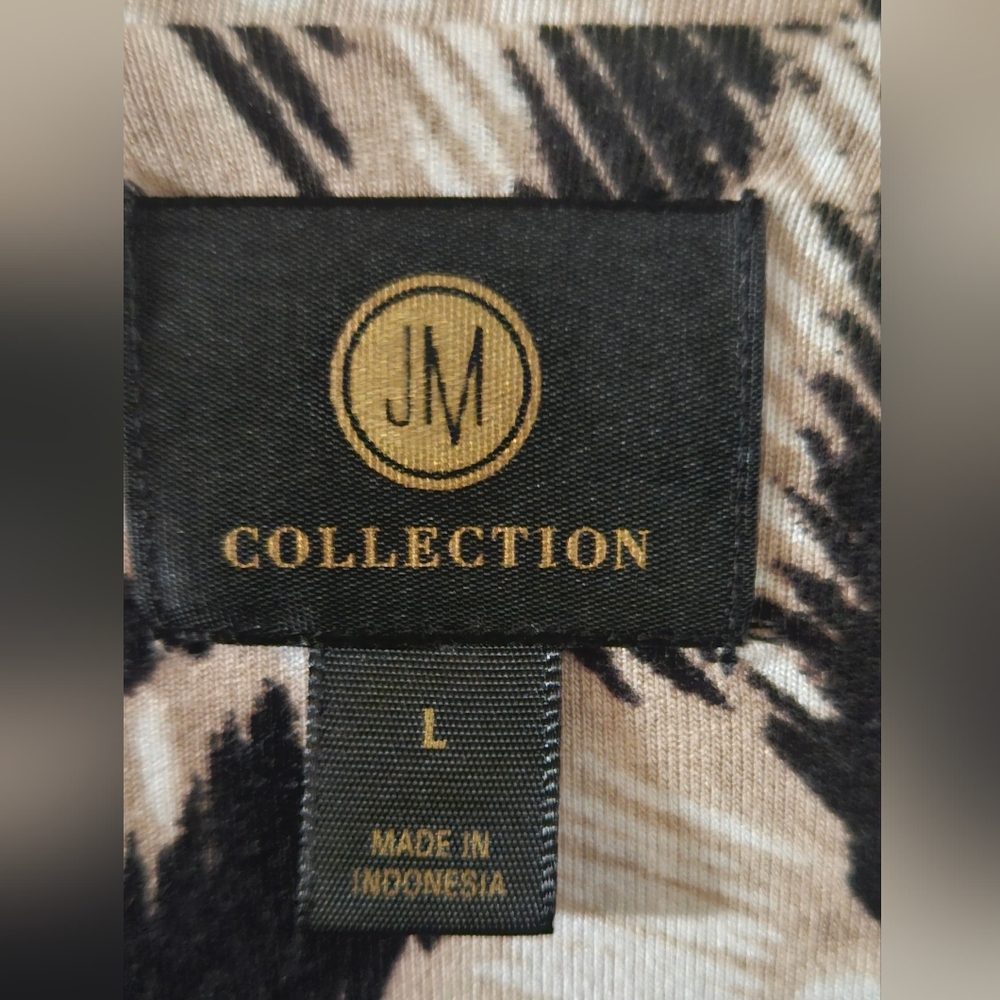JM Collection 3/4 Sleeve Top - Picture 4 of 4